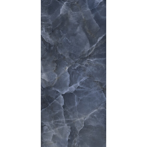 Vloer- en Wandtegel Energieker Ekxtreme 120x280 cm Glanzend Onyx Blue (Prijs per Stuk) 