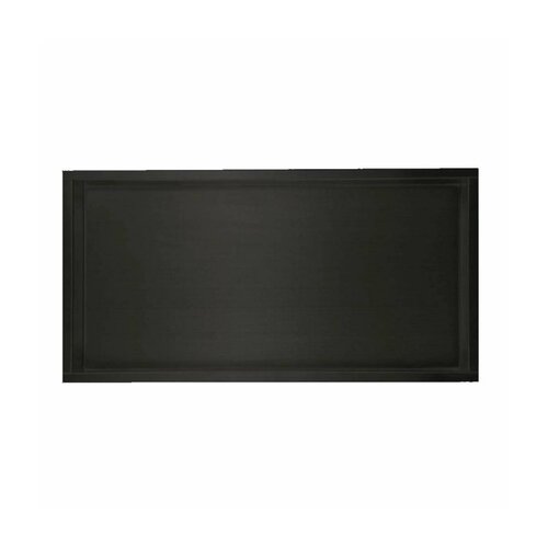 Inbouwnis Sanilux Wandmontage 60x30 cm Mat Zwart 