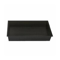 Inbouwnis Sanilux Wandmontage 60x30 cm Mat Zwart