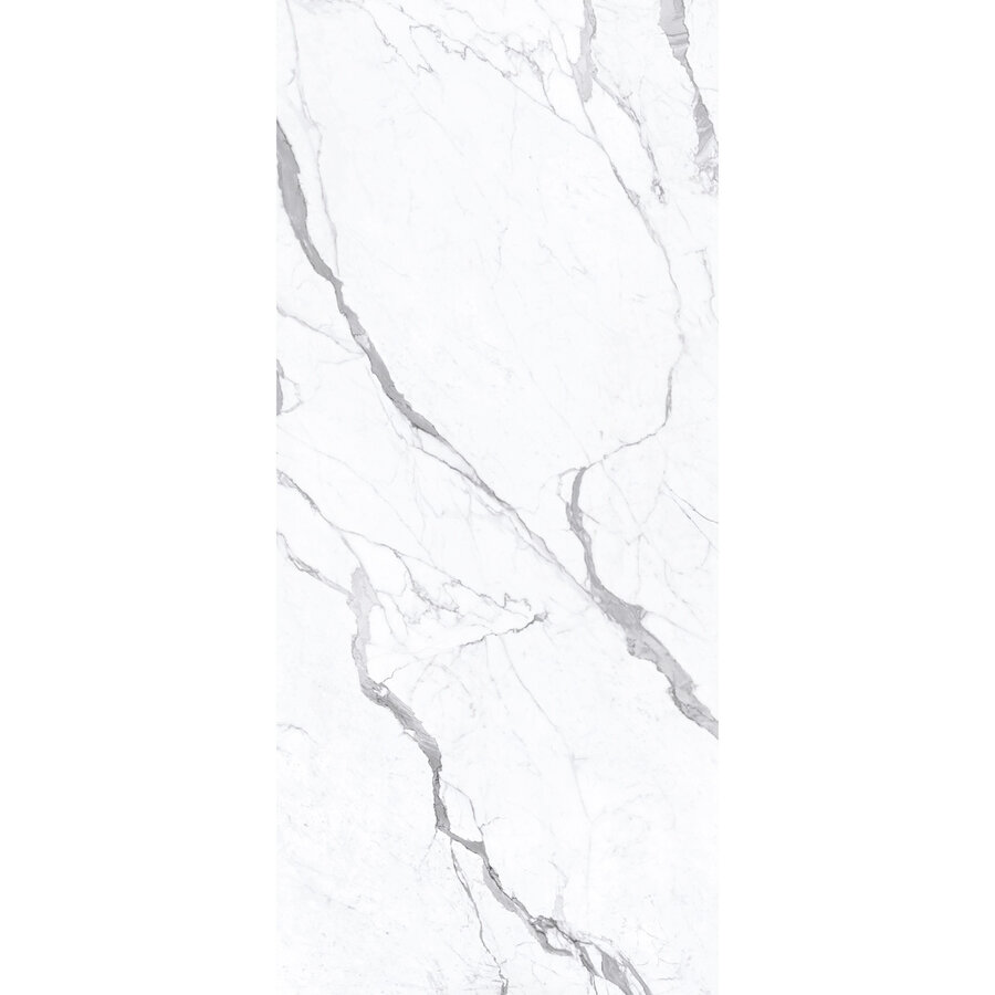 Vloer- en Wandtegel Energieker Ekxtreme 120x280 cm Glanzend Statuario Superiore (Prijs per Tegel)