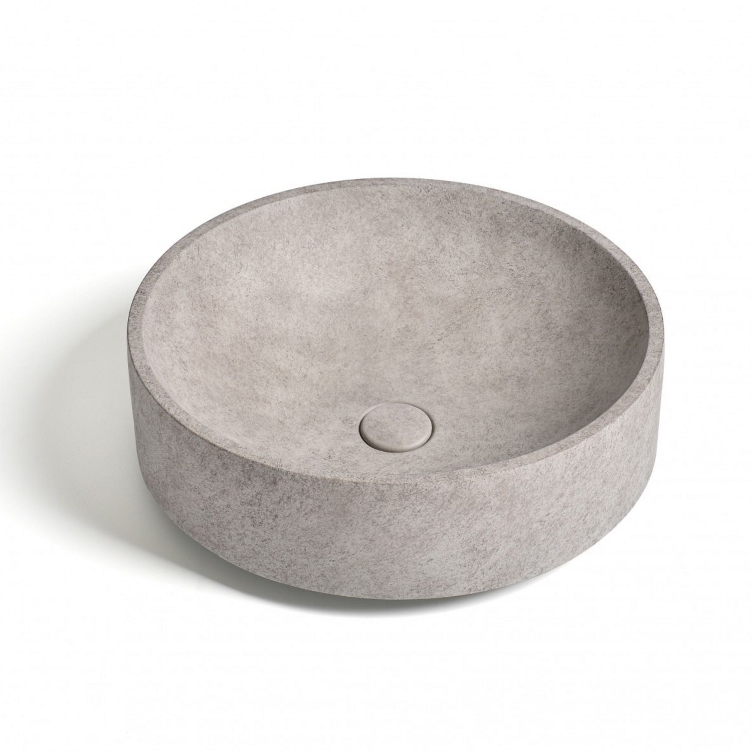 Waskom Ideavit Idea.Deco 45.5x45.5x14.5 cm Rond Beton Grijs/Bruin Ideavit