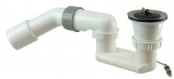 PVC douchebak-sifons 11/2 wit Aqua Splash