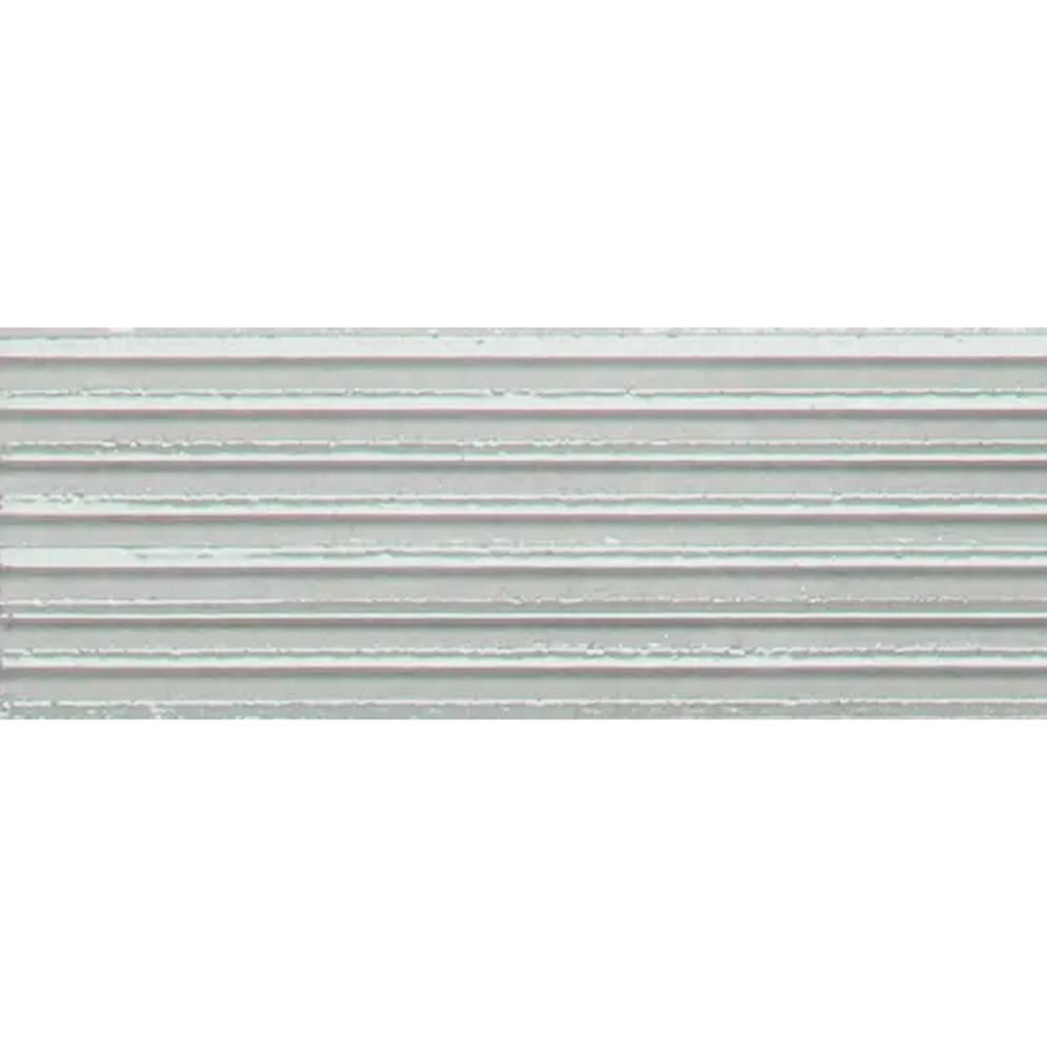 Wandtegel Marazzi Rice 7,5x20 cm met Relief Decor Glans Grigio Marazzi