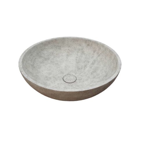 Waskom Ideavit Idea.Gem 36x36x14.5 cm Rond Beton Grijs/Bruin 