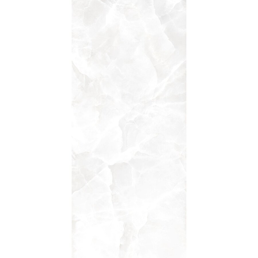 Vloer- en Wandtegel Energieker Ekxtreme 120x280 cm Glanzend Onyx White (Prijs per Stuk)