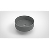 Opbouw Waskom Arcqua Case Rond 40 cm Mat Grijs