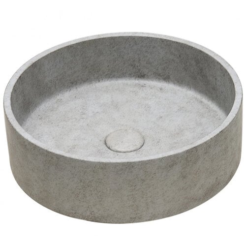 Waskom Ideavit Idea.Ora 39x39x12 cm Rond Beton Licht Grijs 