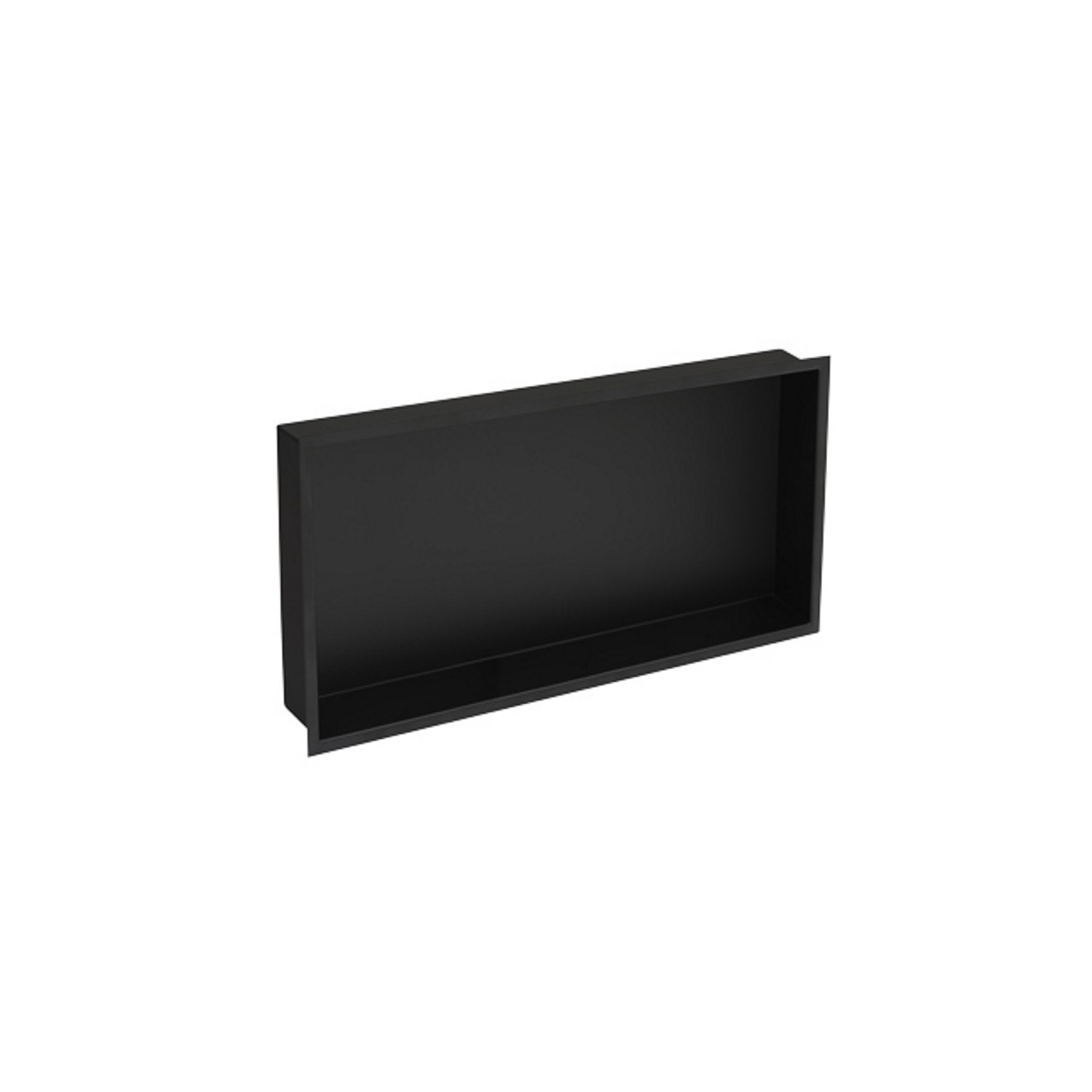 Plieger Inbouwnis Inbox Wand Met Flens 60x30x7.5 cm Waterproof Zwart