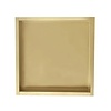 Sanilux Inbouwnis Sanilux Napo Wand 30x30x7 cm Geborsteld Goud