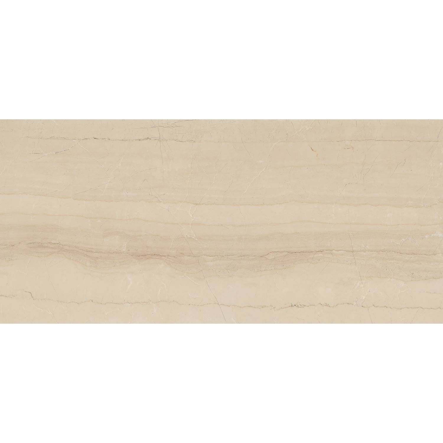 Vloertegel XL Etile Kontempo Creme Glans 120x260 cm E-Tile
