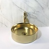 Aquasplash NIET MEER LEVERBAAR Waskom AquaSplash Oro 40x12 cm Mat Goud