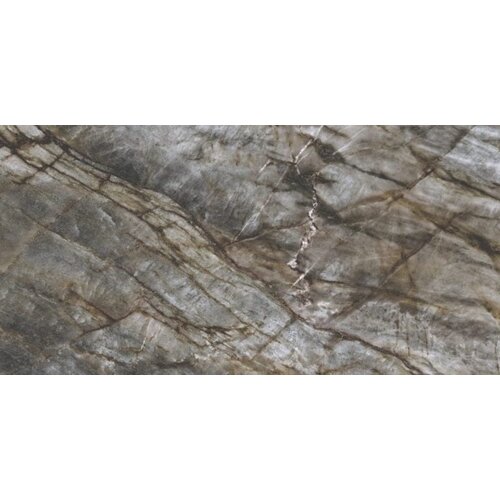 Vloertegel Cerrad La Mania Brazilian Quartzite 120x60 cm Gepolijst Marmerlook Zwart (Prijs per m2) 