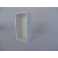 Inbouwnis Boss & Wessing Solid Alcove Gesloten Solid Surface 30x15 Mat Wit