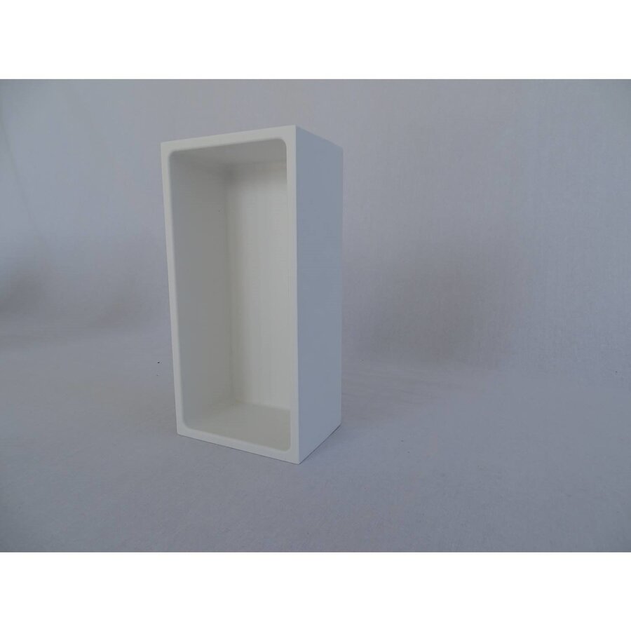 Inbouwnis Boss & Wessing Solid Alcove Gesloten Solid Surface 30x15 Mat Wit