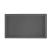 Inbouwnis BWS 30x60x10 cm RVS Gunmetal