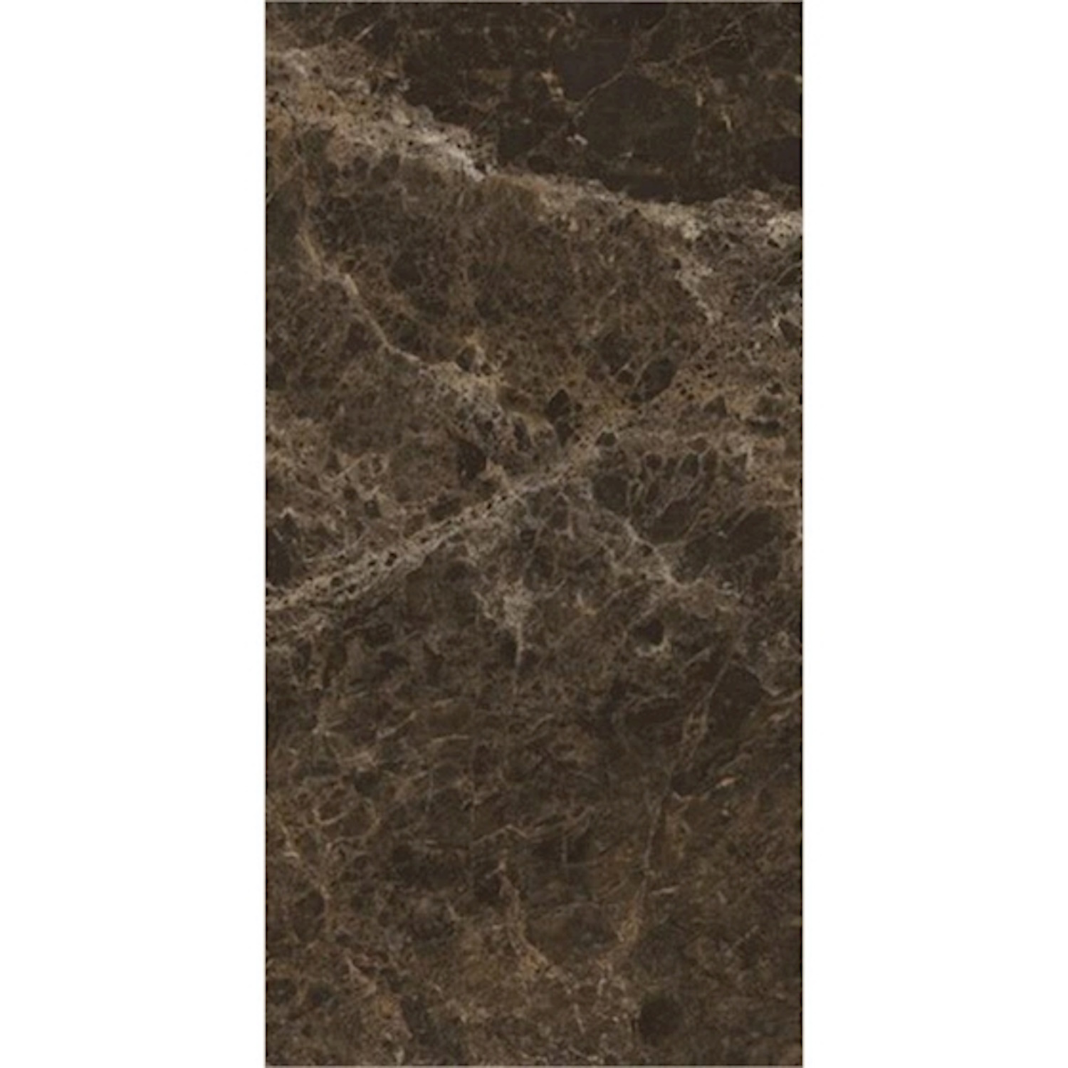 Vloer- en Wandtegel Emprador 60x120 cm Glanzend Bruin Tebe