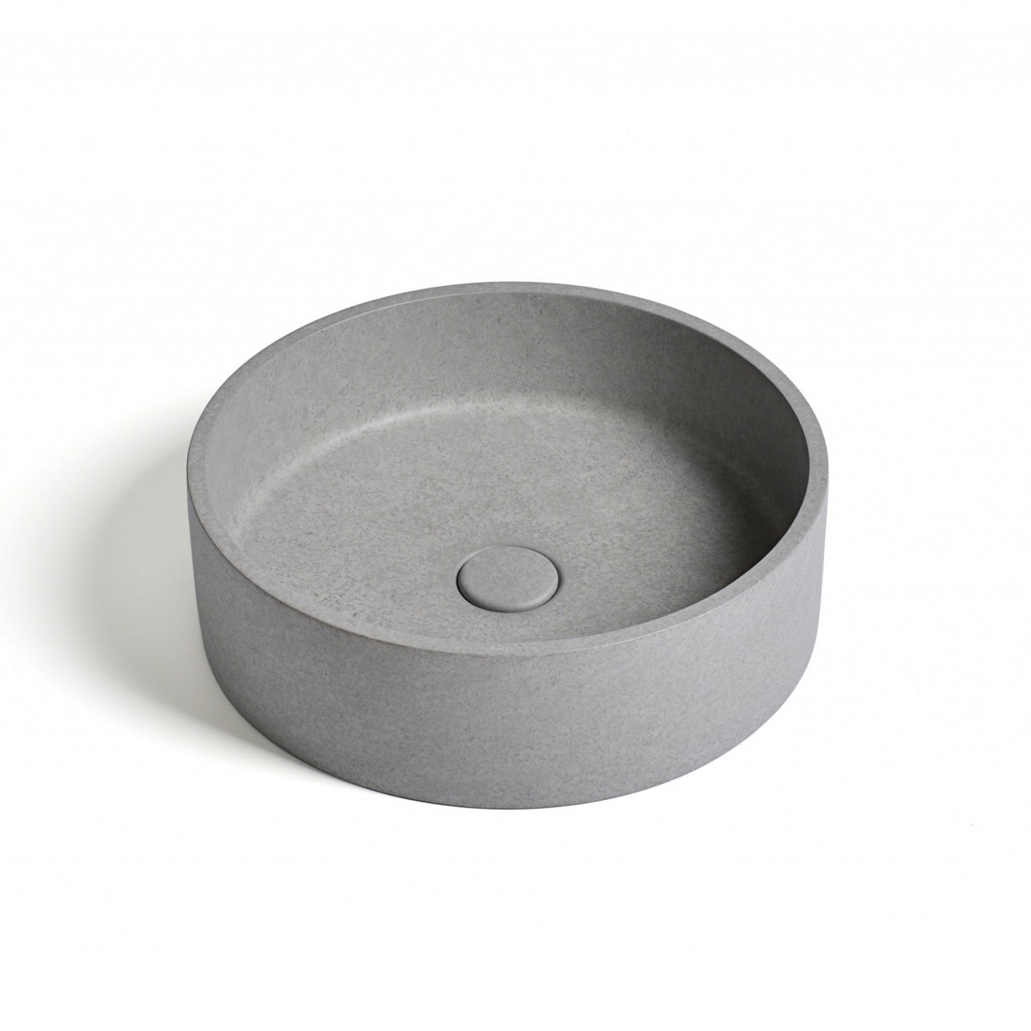 Waskom Ideavit Idea.Ora 39x39x12 cm Rond Beton Grijs Ideavit