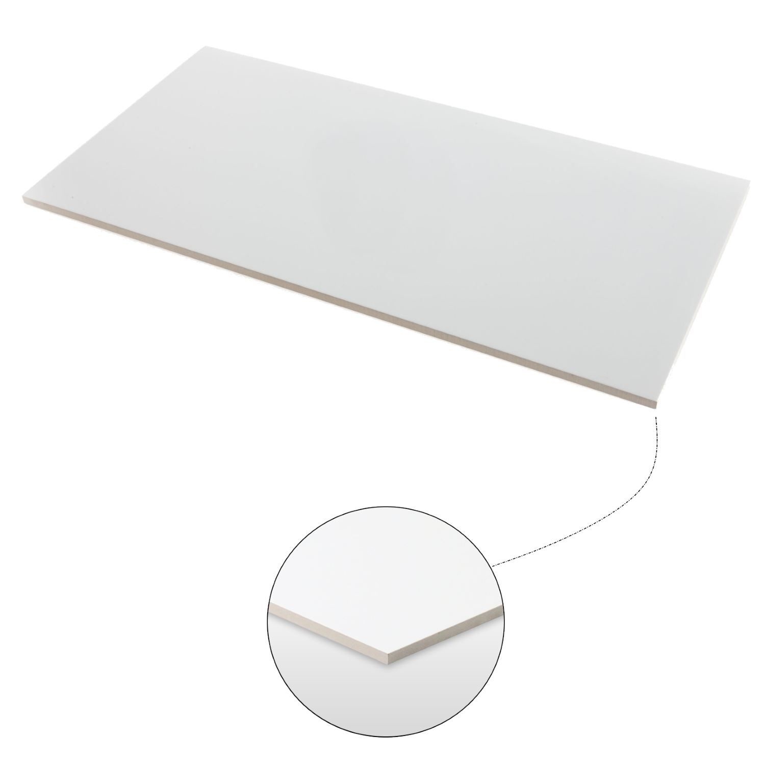 Wandtegels Profiker 30x60 cm Gerectificeerd Glans Wit Profiker