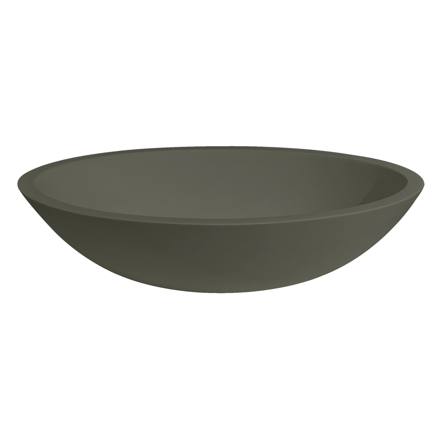 Best Design Waskom Just Solid 52x38x14 cm Solid Surface Army Green