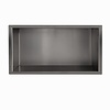 Wiesbaden Inbouwnis Wiesbaden Novi 30x60x10cm Gunmetal