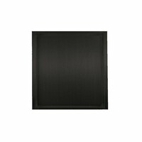 Inbouwnis Sanilux Wandmontage 30x30 cm Mat Zwart