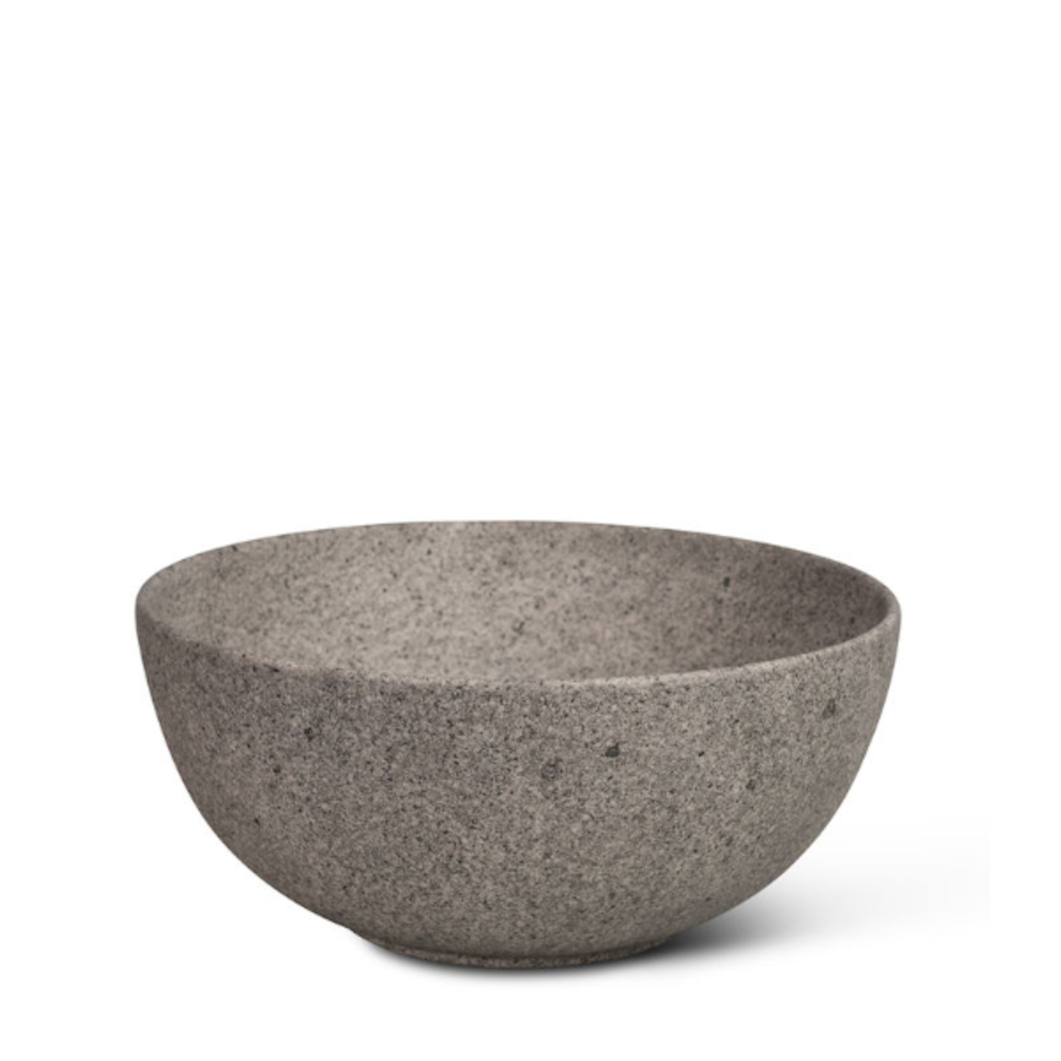 Waskom Globo T-Edge Rond 37x16 cm Zonder Overloop Peperino Grigio Globo