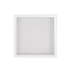 Wiesbaden Inbouwnis Wiesbaden 30x30x10 cm RVS Mat Wit