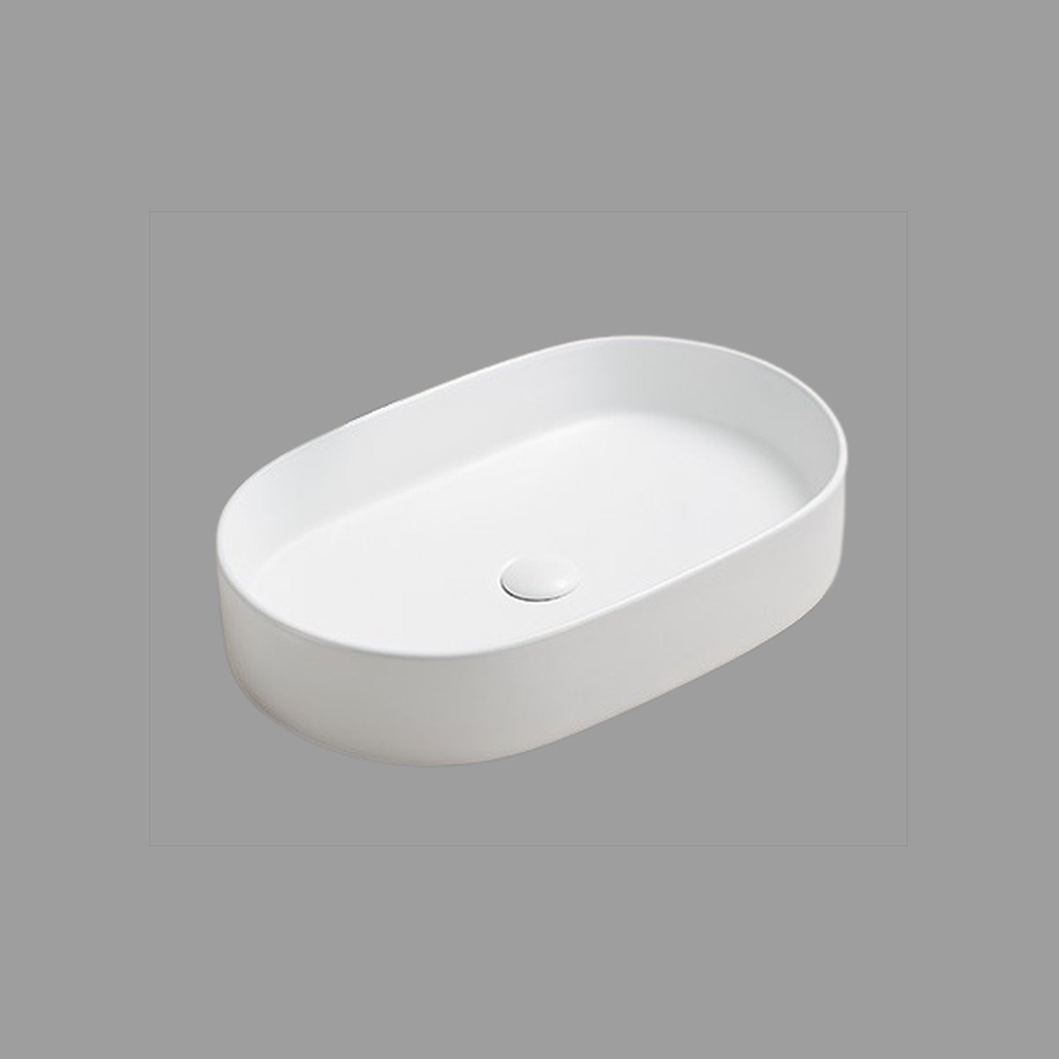 Waskom Sanilux Opus Keramiek Met Extra Dunne Rand Mat Wit Sanilux