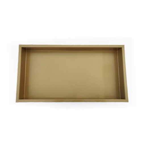 Inbouwnis AQS 30x60x7 cm RVS Goud 