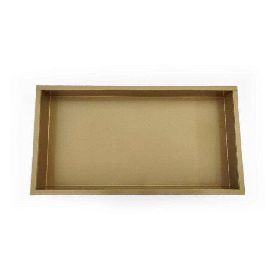 Inbouwnis AQS 30x60x7 cm RVS Goud