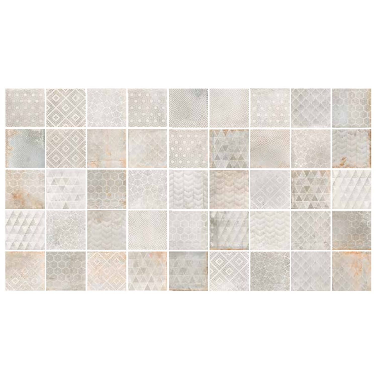 Vloertegel Sant Agostino Oxidart Patchwork Light 20x20 cm Sant'Agostino