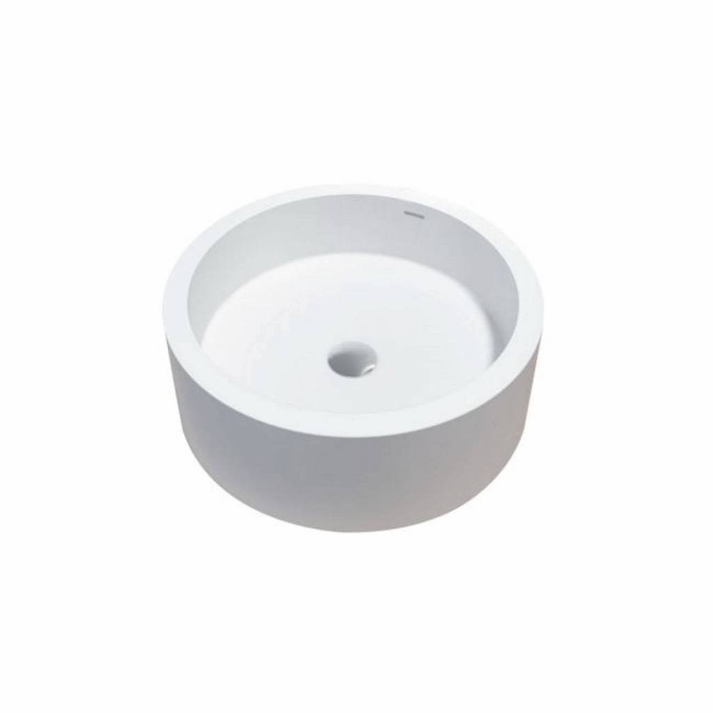 Best Design Opbouw Waskom Just Solid Surface Compo 46 cm Mat Wit