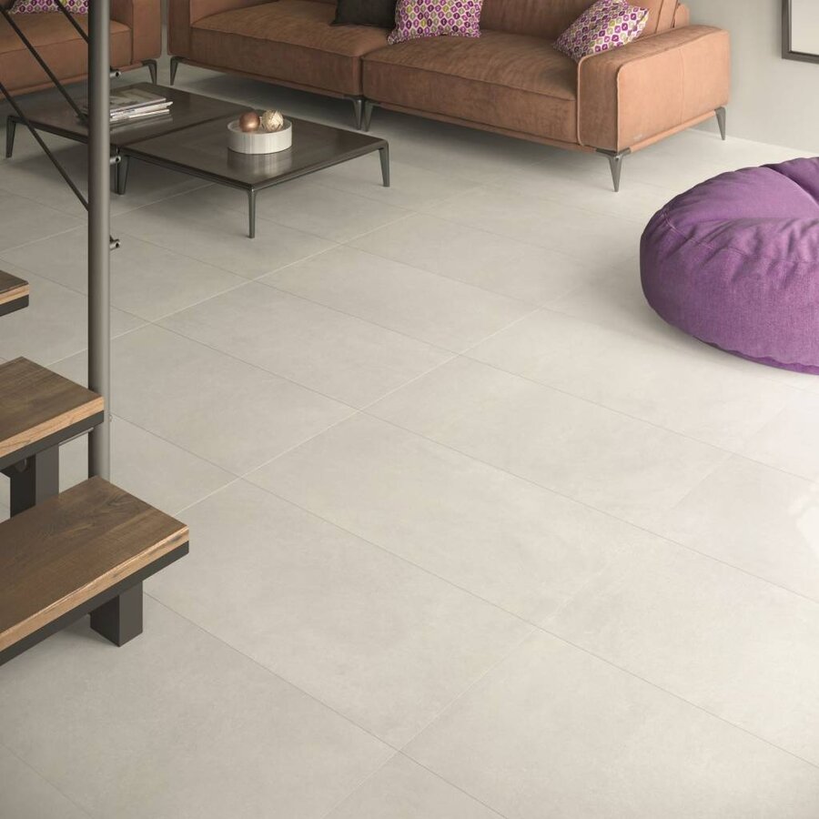 Vloertegel Logan Bianco 60x120cm (prijs per m2)