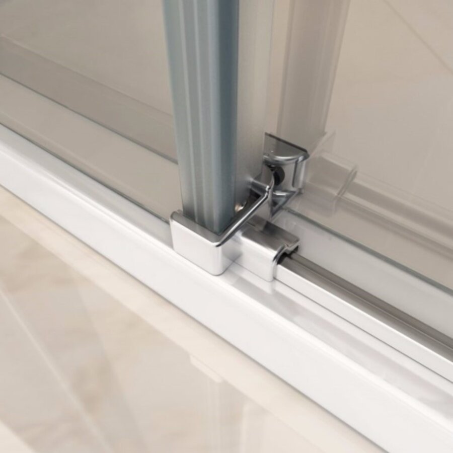 Douchecabine BWS Goodkoop Vierkant 80x80 cm 6mm Helder Glas met Nanocoating