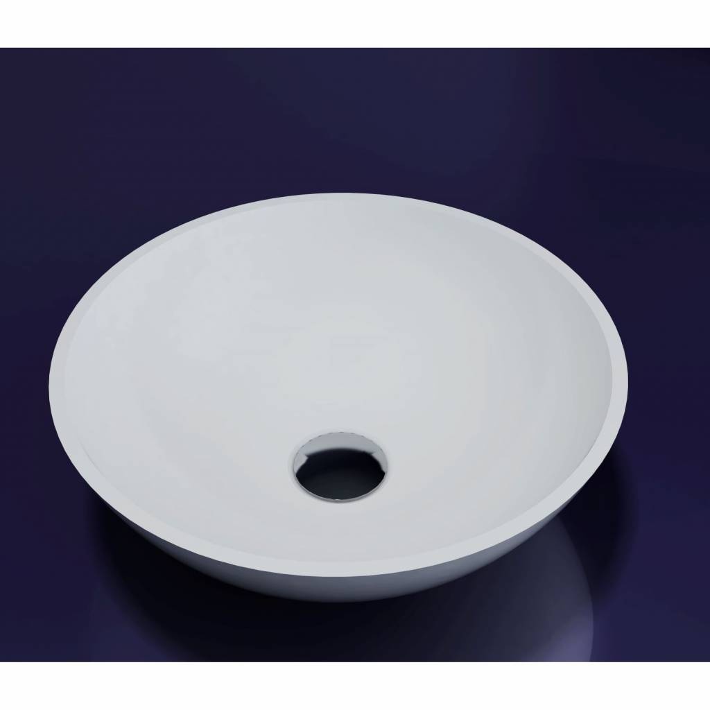 Waskom Solid Surface Rond 38X38X12 cm Aqua Royal