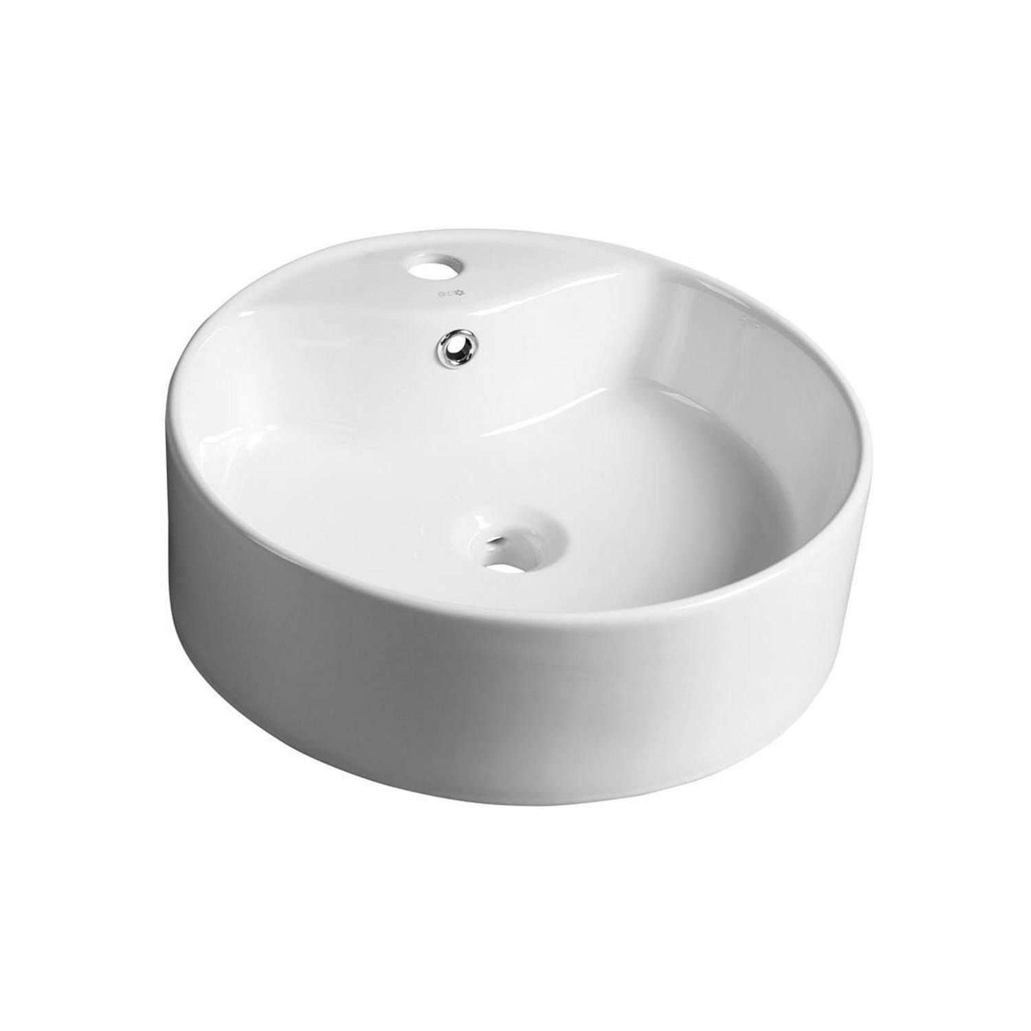 Waskom Sapho Yakarta Rond 46 cm Keramiek Wit Sapho