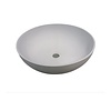 Sanimex Waskom Njoy Solidthin Rond 39 cm Met Pop-Up Solid Surface Mat Wit