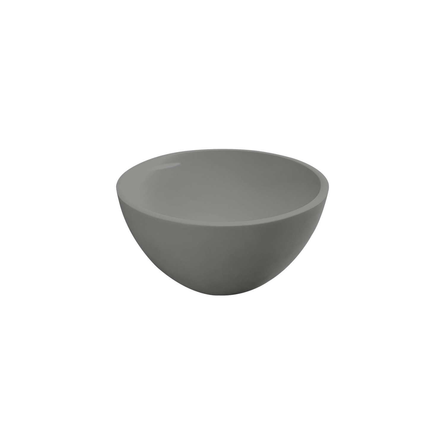 Best Design Waskom Opbouw Arezzo Solid Surface 20x11 cm Grijs