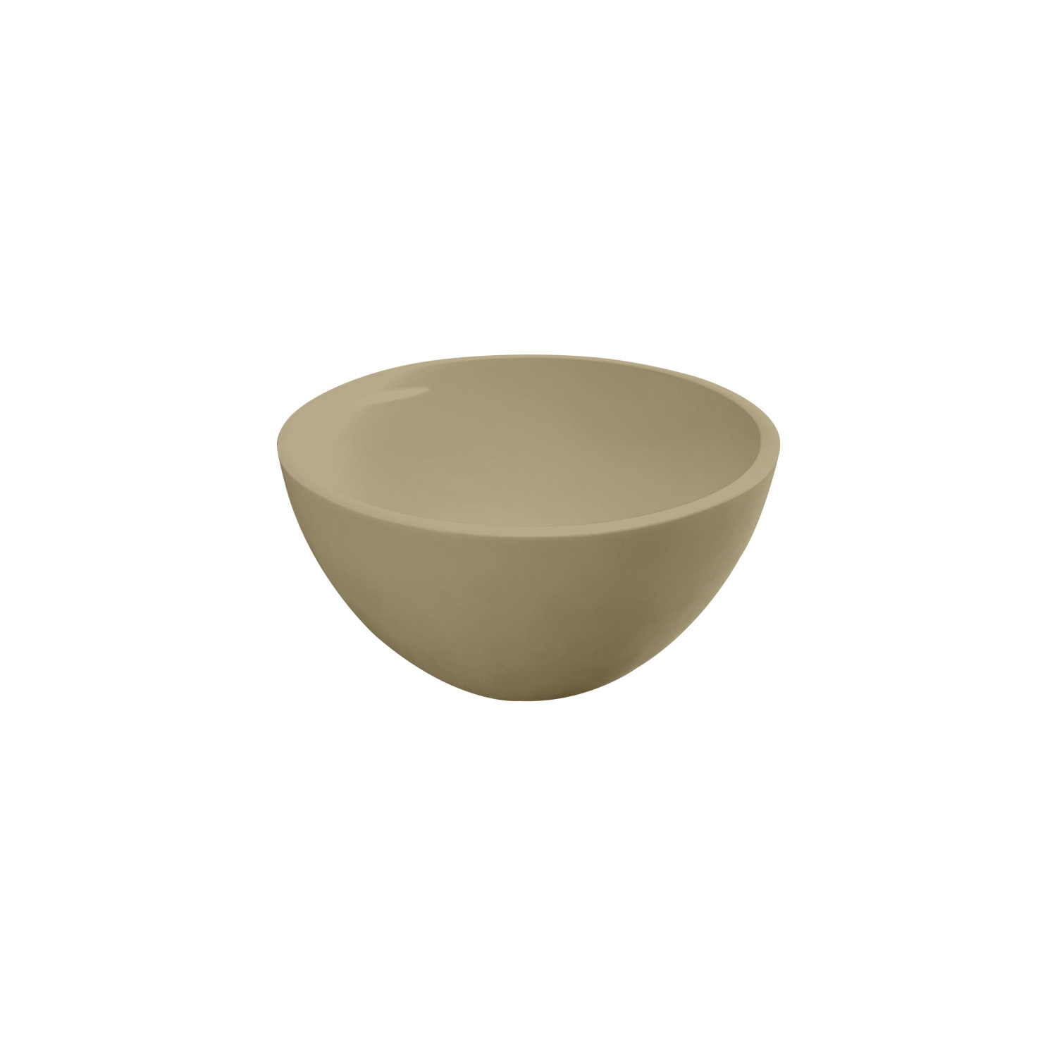Best Design Waskom Opbouw Arezzo Solid Surface 20x11 cm Sandstone