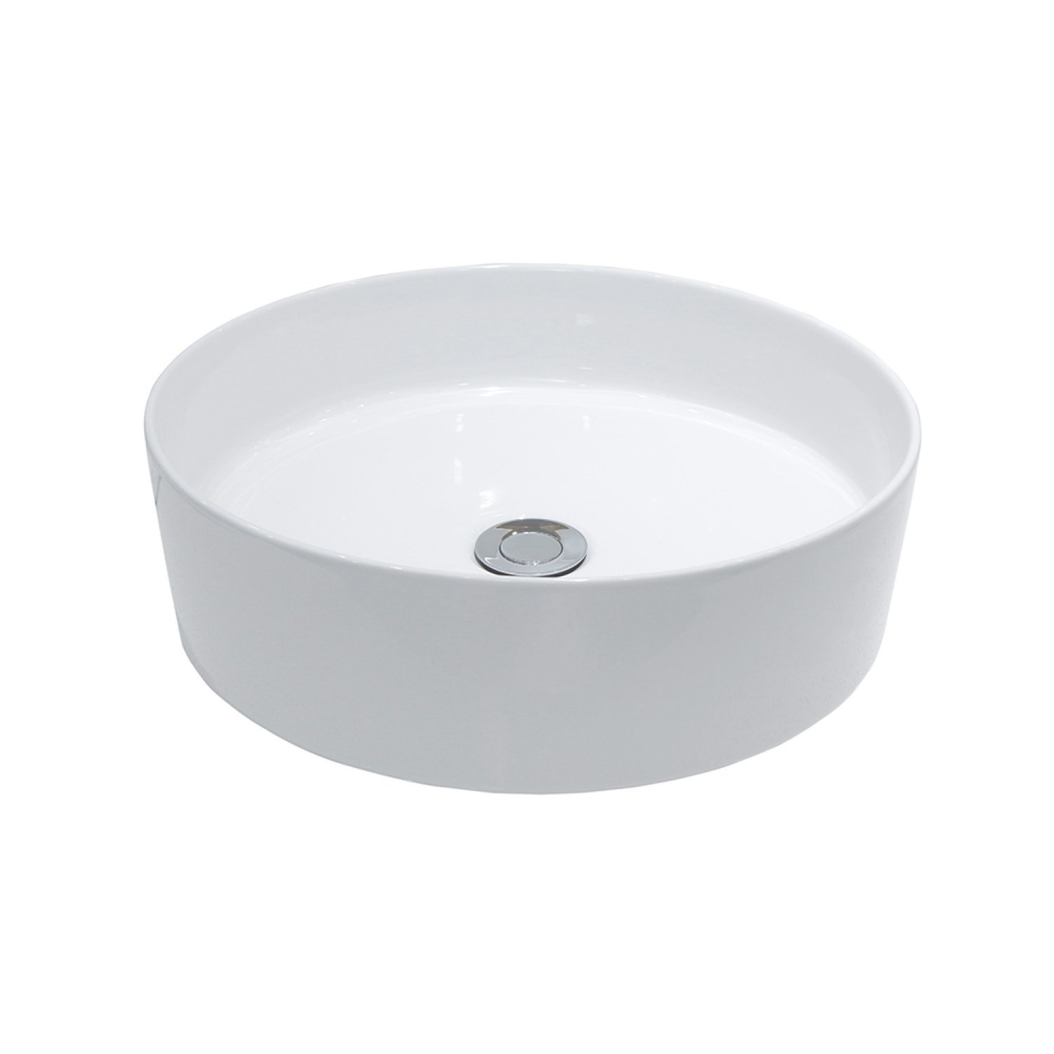 Wiesbaden Waskom Link Opzet Model Keramiek Rond 40 cm Mat Wit