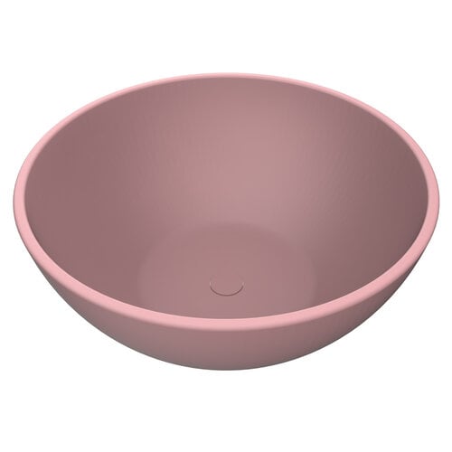 Waskom Arcqua Prince Opbouw 38x14 cm Rond Mat Roze 