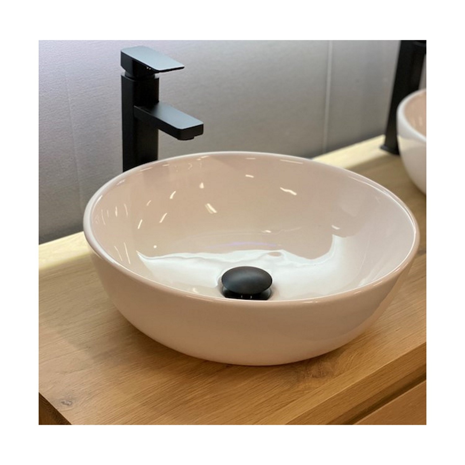 Waskom Casajoy Rond 40,5x13 cm Keramiek Lars Wit Casajoy