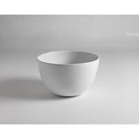 Waskom Sapho Dome Rond 44.5x22.5 cm Keramiek Wit