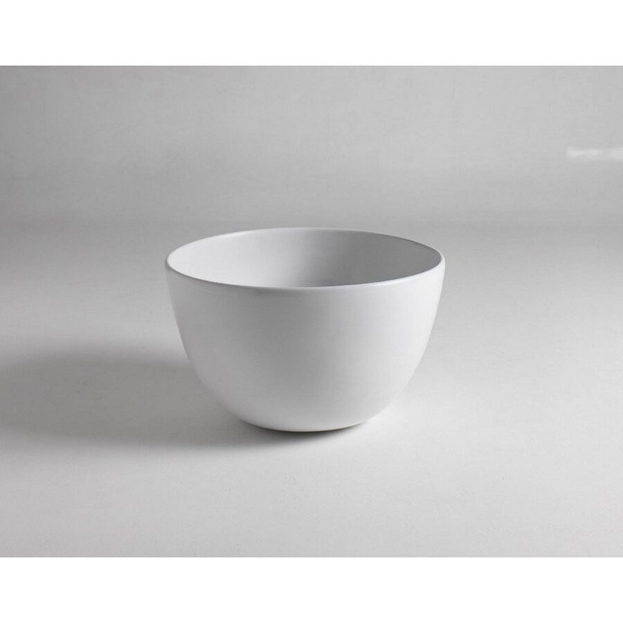 Waskom Sapho Dome Rond 44.5x22.5 cm Keramiek Wit