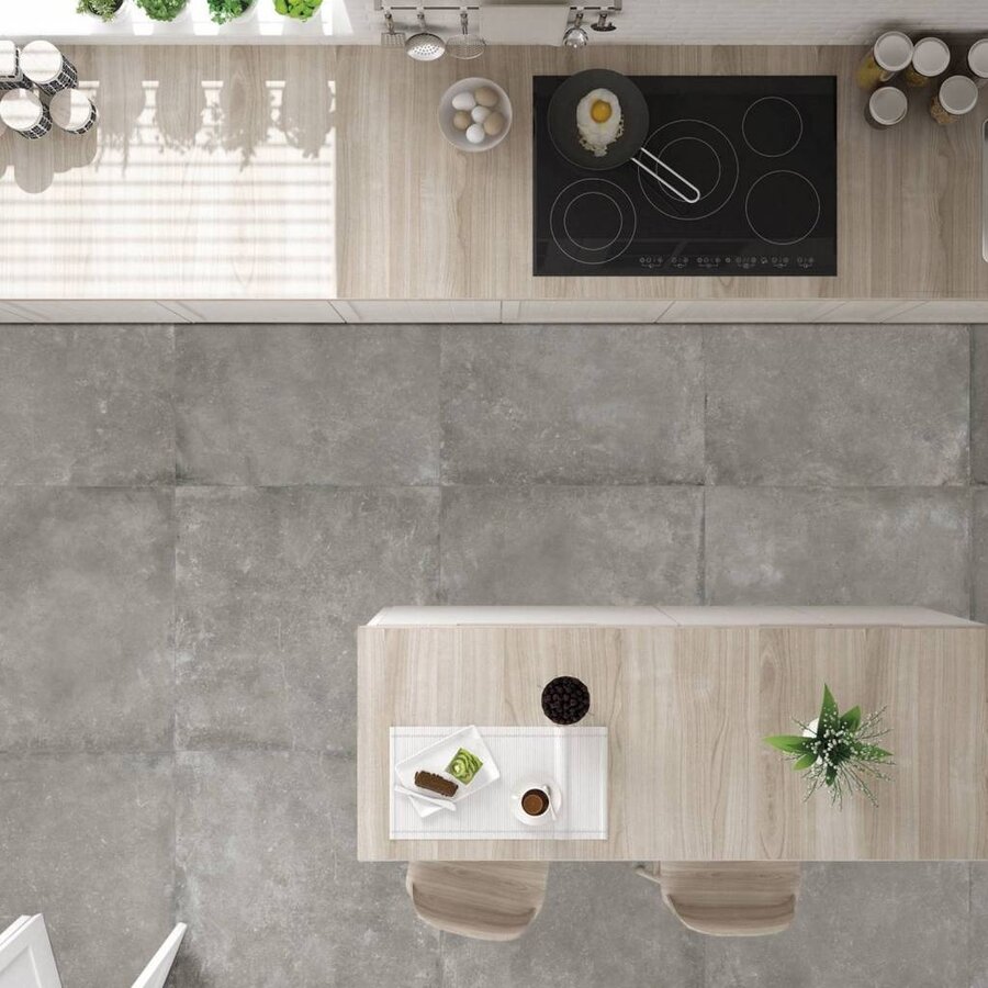 Vloertegel Dream Grey 80x80 cm (prijs per m2)