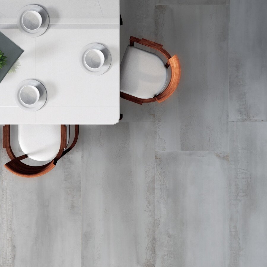 Vloertegel Energieker Oxidatio Titanium Grijs 60x60 cm (prijs per m2)