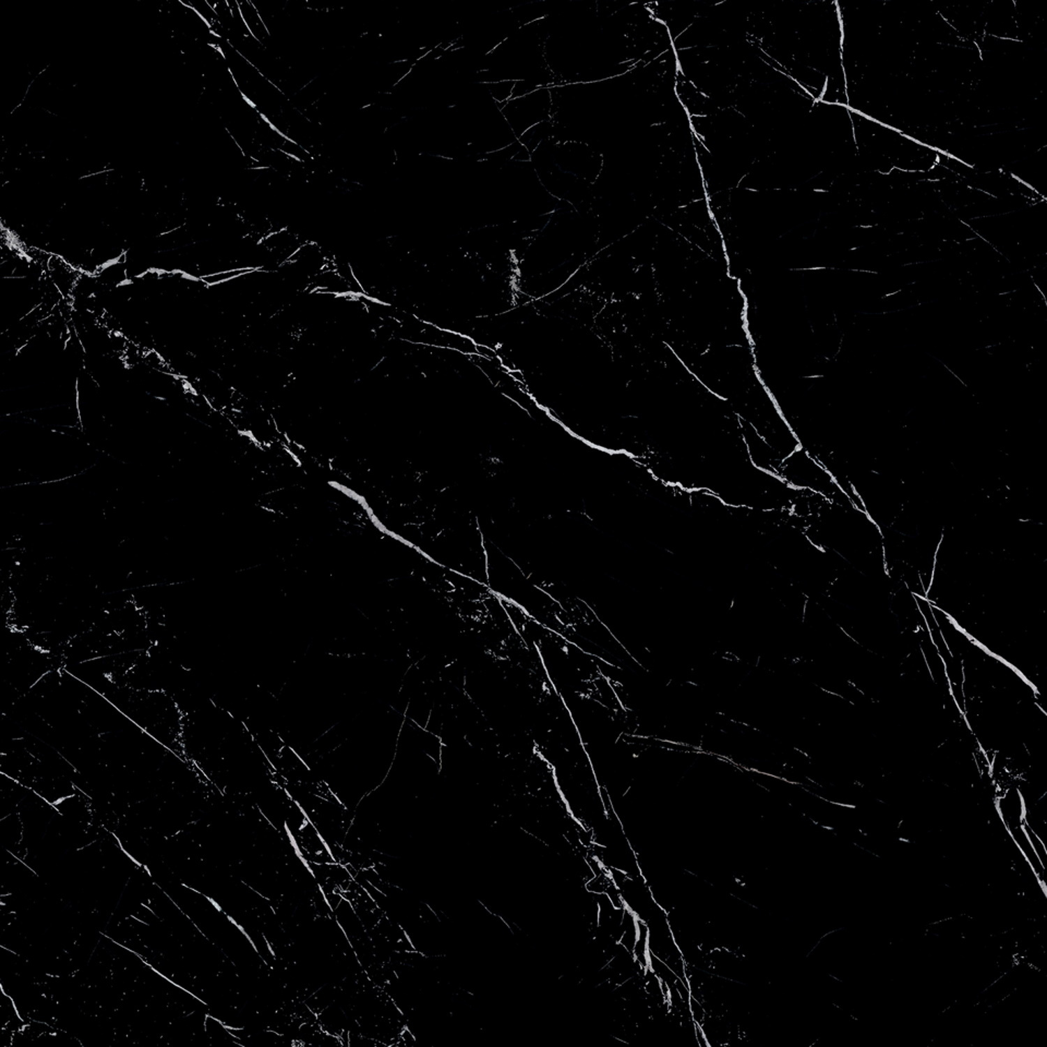 Vloertegel Energieker Ekxtreme Levigato Marquina Black Glans Zwart 60x60 cm Energieker
