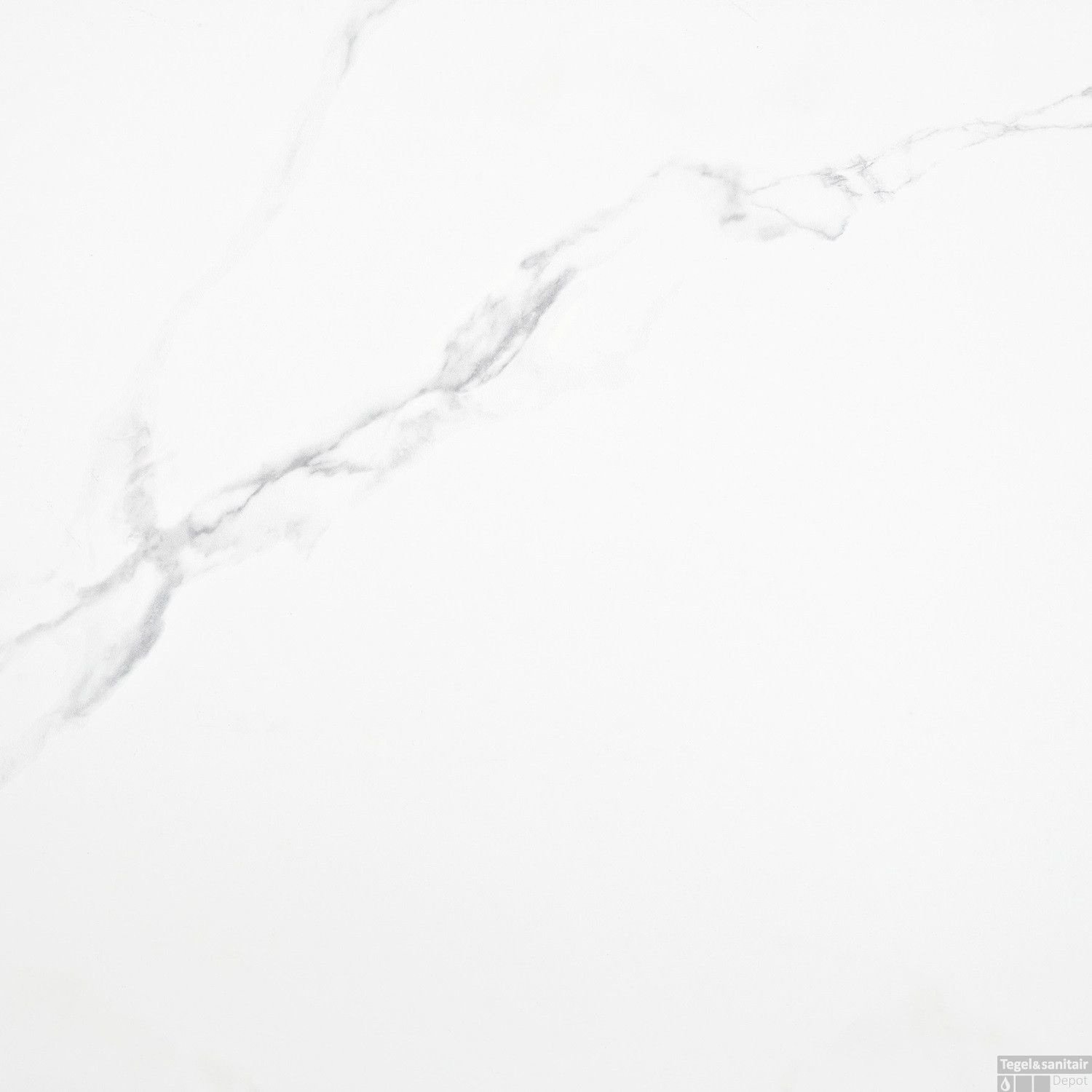 Vloertegel Alaplana Pune Blanco Mat 60x60 cm Marmer Look Alaplana