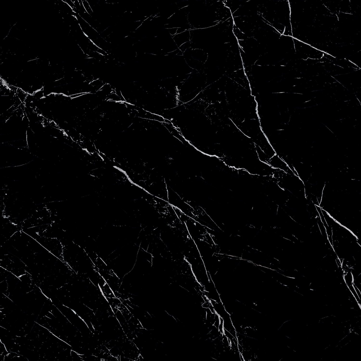 Vloertegel Energieker Ekxtreme Naturale Marquina Black Mat Zwart 60x60 cm Energieker