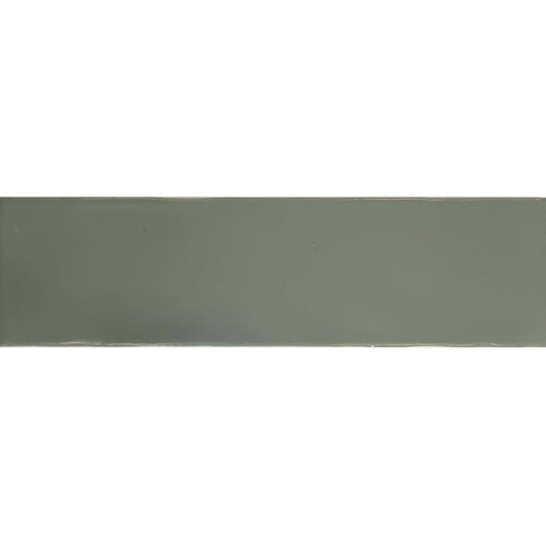 Wandtegel Tebe Vintage 7.5x30 cm Mat Olijf Groen  (prijs per m2) 
